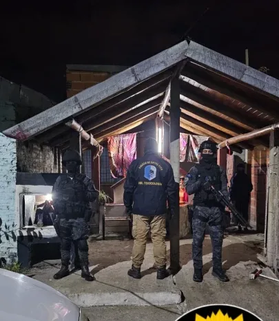 Siete detenidos tras múltiples allanamientos por narcomenudeo en Concordia