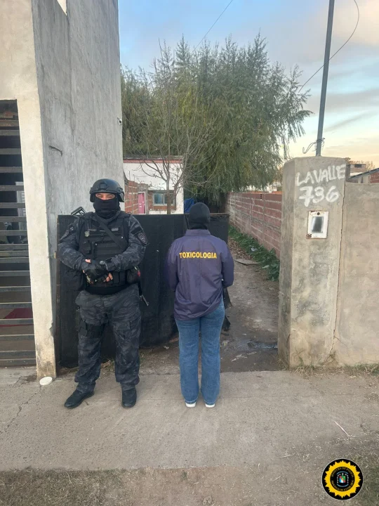 Desbaratan presunta red de narcomenudeo en Nogoyá: cuatro detenidos y más de 800 gramos de droga secuestrados