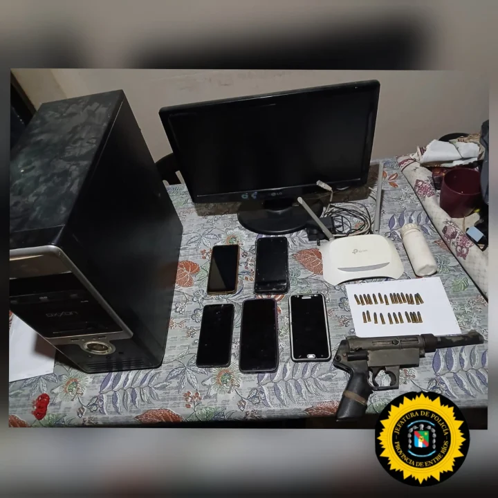 Investigación por amenazas y un video intimidatorio: allanamientos en Entre Ríos y una cárcel de Santa Fe