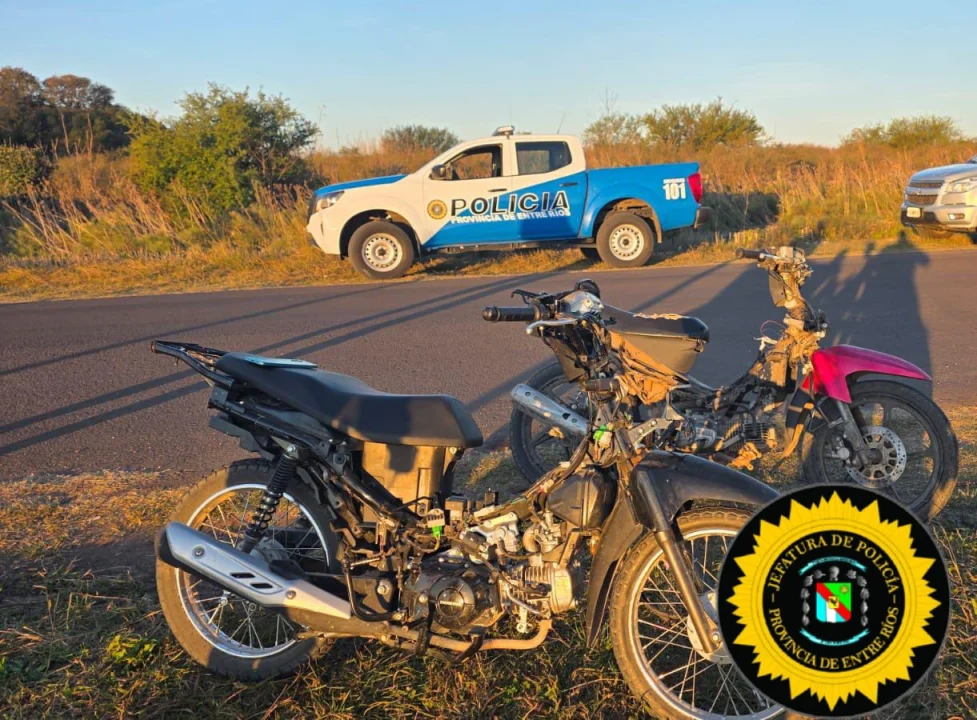 Concepción del Uruguay “Domingrau”: recuperaron dos motos robadas y demoraron a cuatro jóvenes