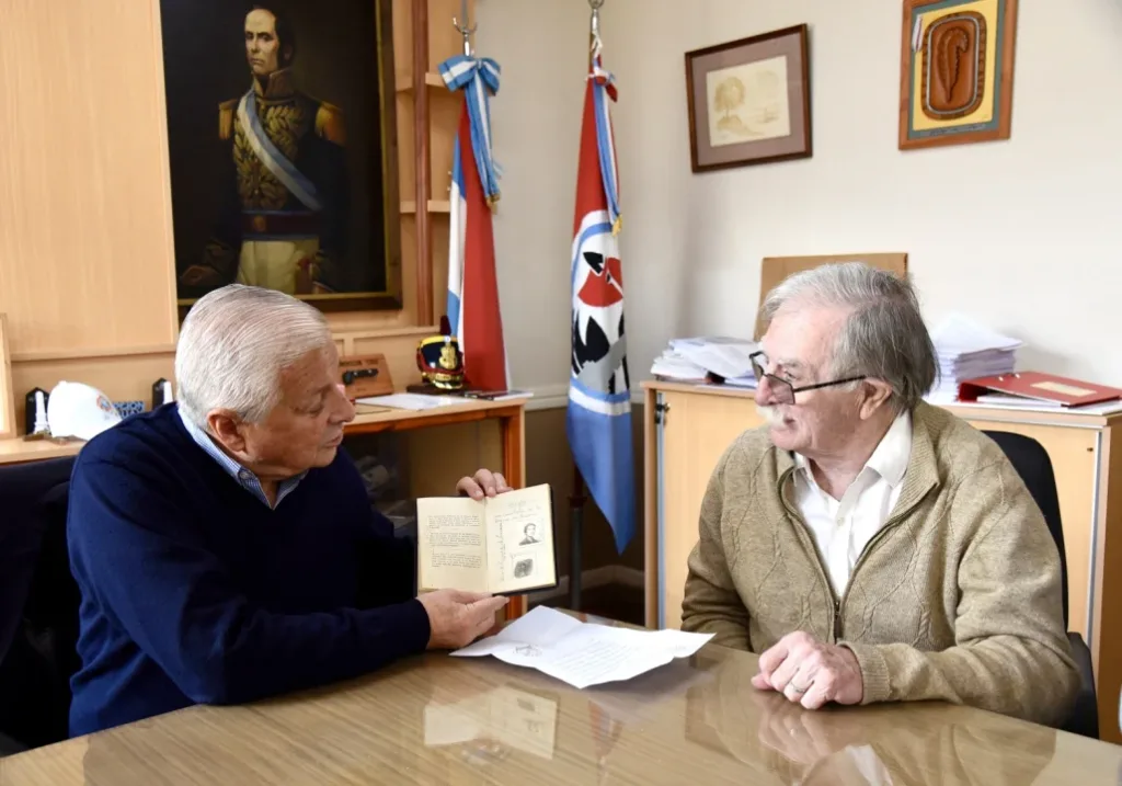Lauritto recibió a Juan Martín Guevara, hermano del “Che”