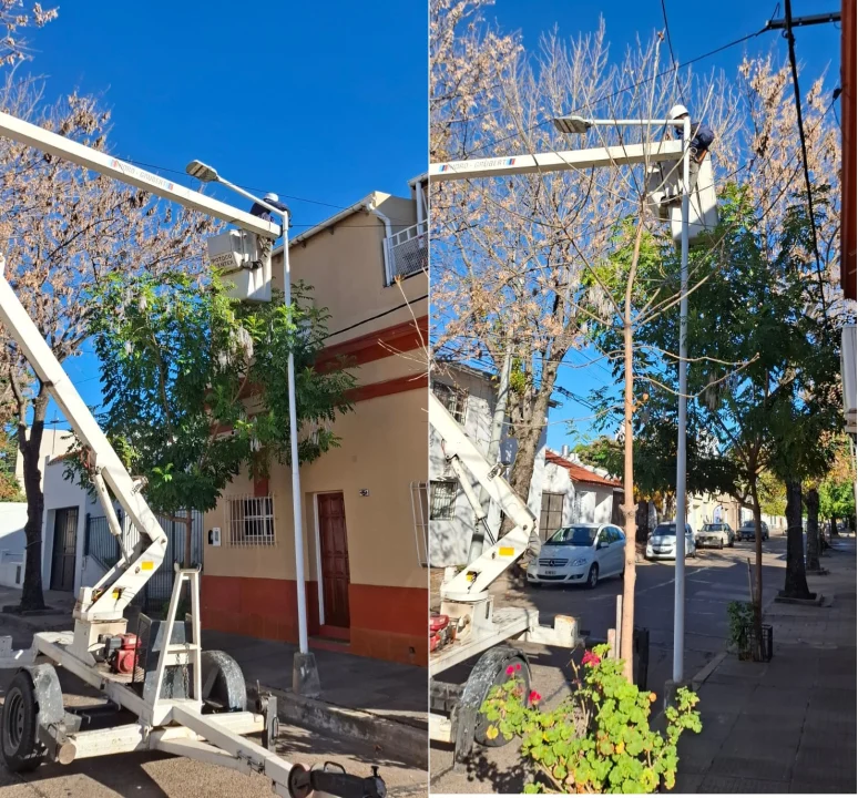 Se completa el recambio de 362 luminarias LED en distintos sectores de la ciudad