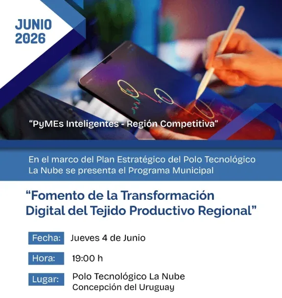 Presentarán el programa municipal de Fomento de la Transformación Digital del Tejido Productivo Regional