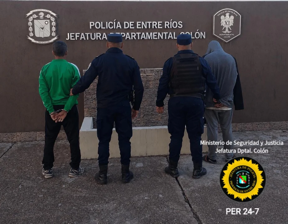 Dos uruguayos fueron detenidos tras un violento ataque a balazos en Colón