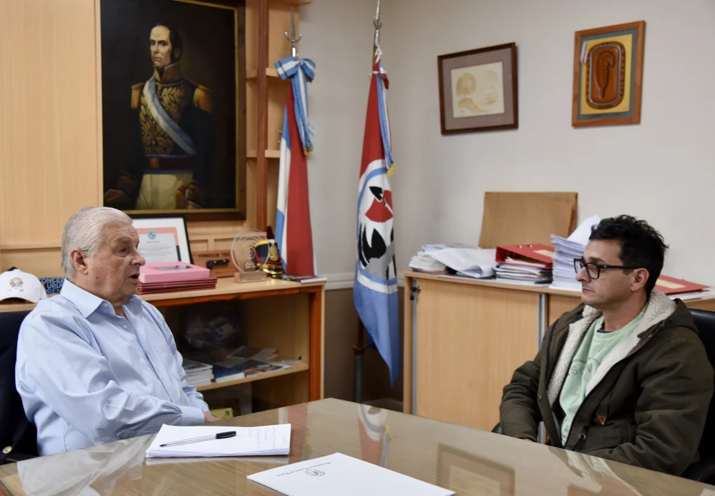 Lauritto se reunió con el Presidente de la Comisión de Carnaval