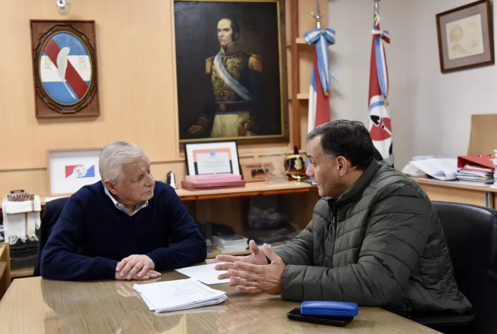 Lauritto recibió al secretario general del Sindicato de Molineros por trabajadores de Tres Arroyos