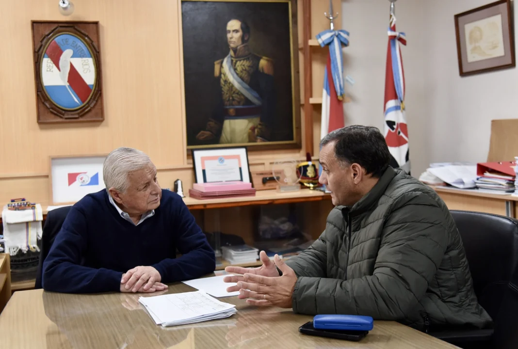 Lauritto recibió al secretario general del Sindicato de Molineros por trabajadores de Tres Arroyos