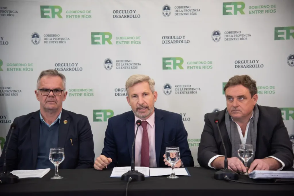 Frigerio anunció el plan de infraestructura vial más importante de las últimas décadas