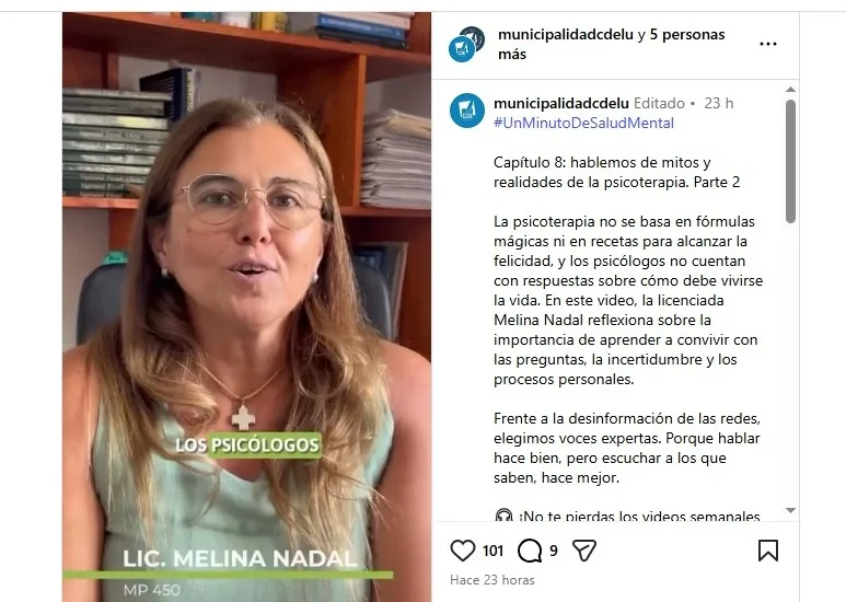 Se difundió un nuevo video de la campaña “Un minuto de Salud Mental”