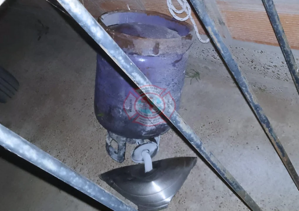 Una pantalla de calefacción a gas provocó la intervención de Bomberos en una vivienda