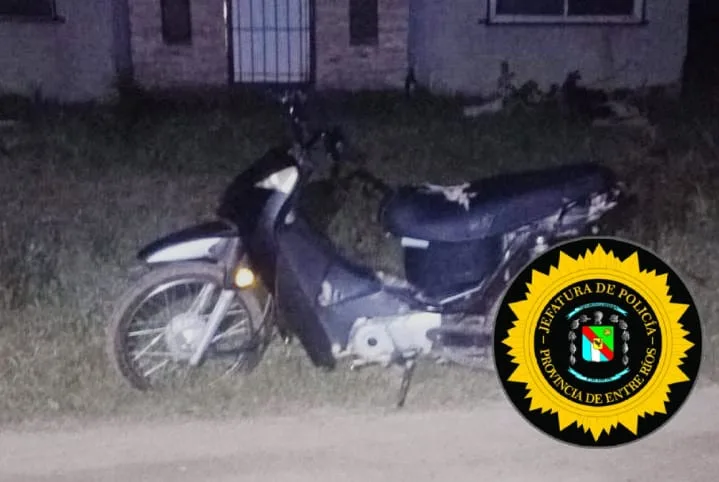 Recuperan una moto robada gracias al aviso de un recolector de residuos