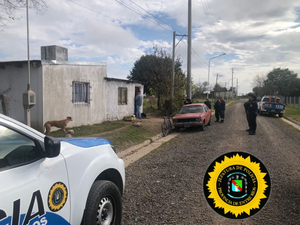 Detuvieron al hombre acusado de atacar y herir a un policía en Herrera