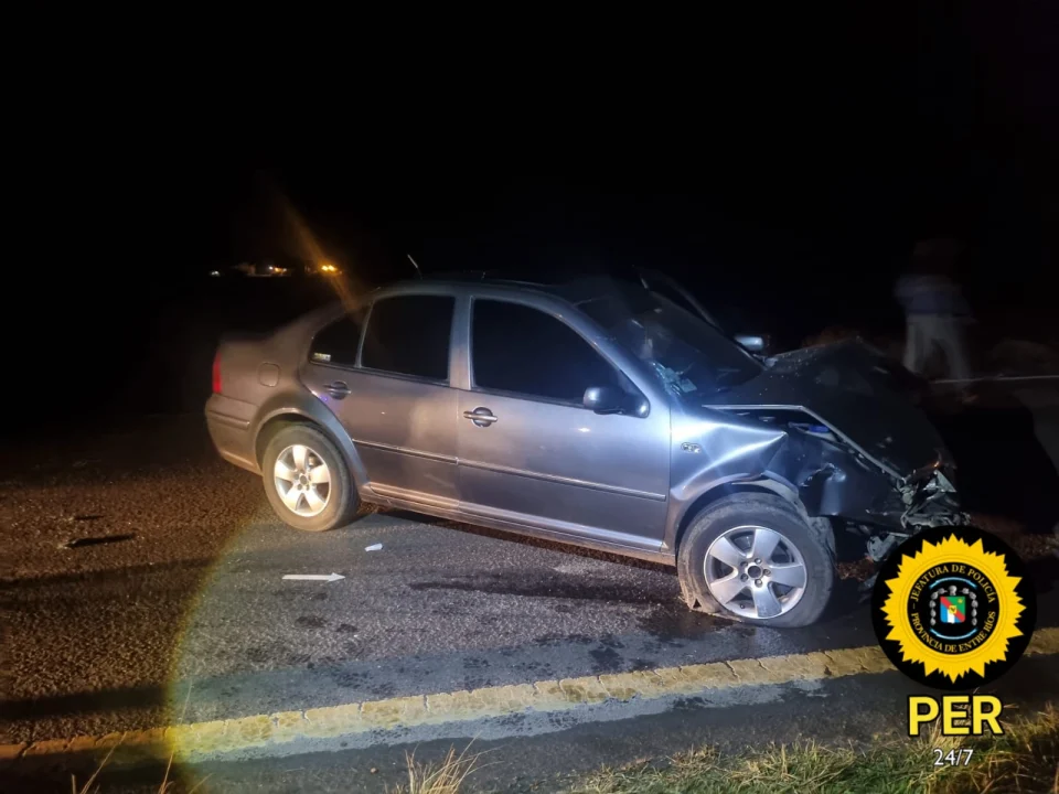 Un menor sufrió lesiones graves tras un choque sobre la ex Ruta 18