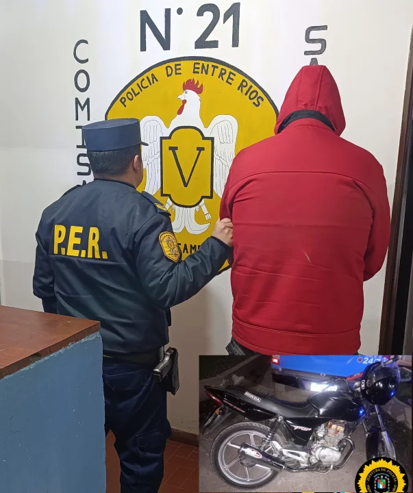 Quiso escapar tras ser detenido por hacer ruidos molestos con su moto y terminó arrestado por resistencia a la autoridad