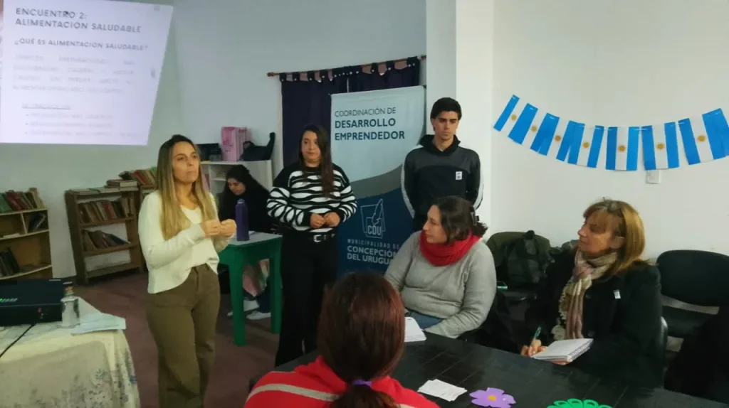 Capacitaron sobre nutrición y cocina a emprendedores