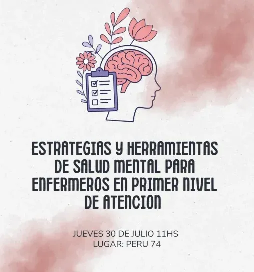 Salud Mental del municipio brindará una capacitación destinada a enfermeros
