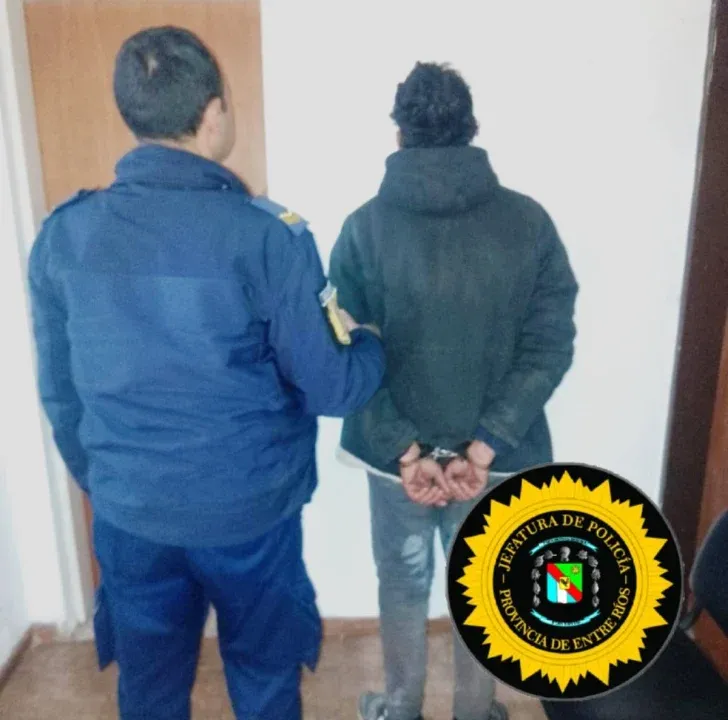 Detuvieron al presunto autor del robo de una garrafa tras un allanamiento en Concepción del Uruguay