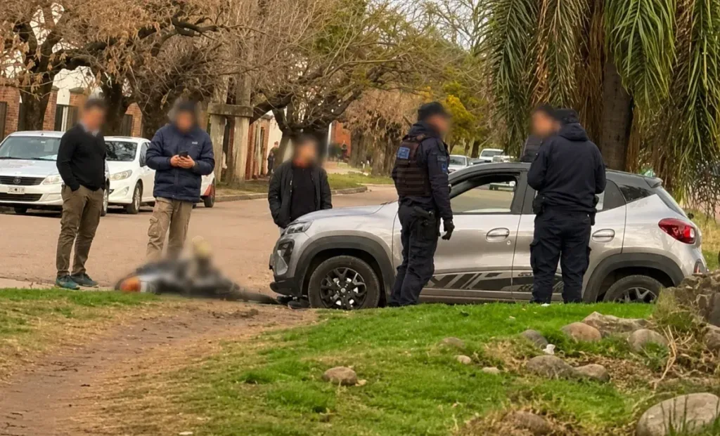 Un peatón sufrió graves lesiones tras ser atropellado en una rotonda de Concepción del Uruguay