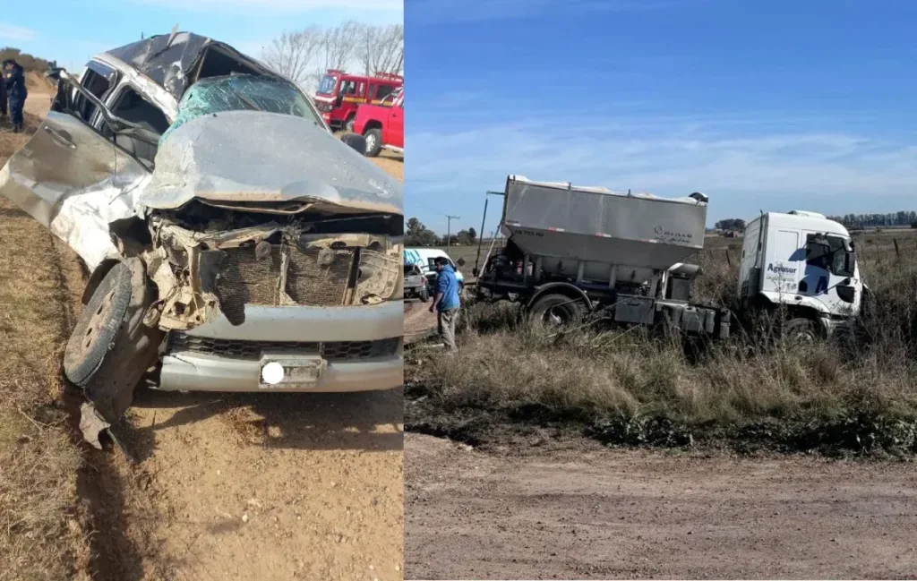 Gualeguay: Murió una joven de 26 años tras un violento choque con un camión en un camino rural