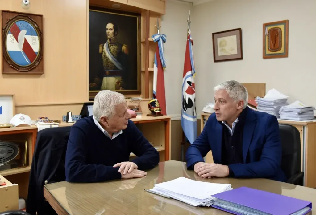 Lauritto y el rector de la UNER avanzaron en una agenda común