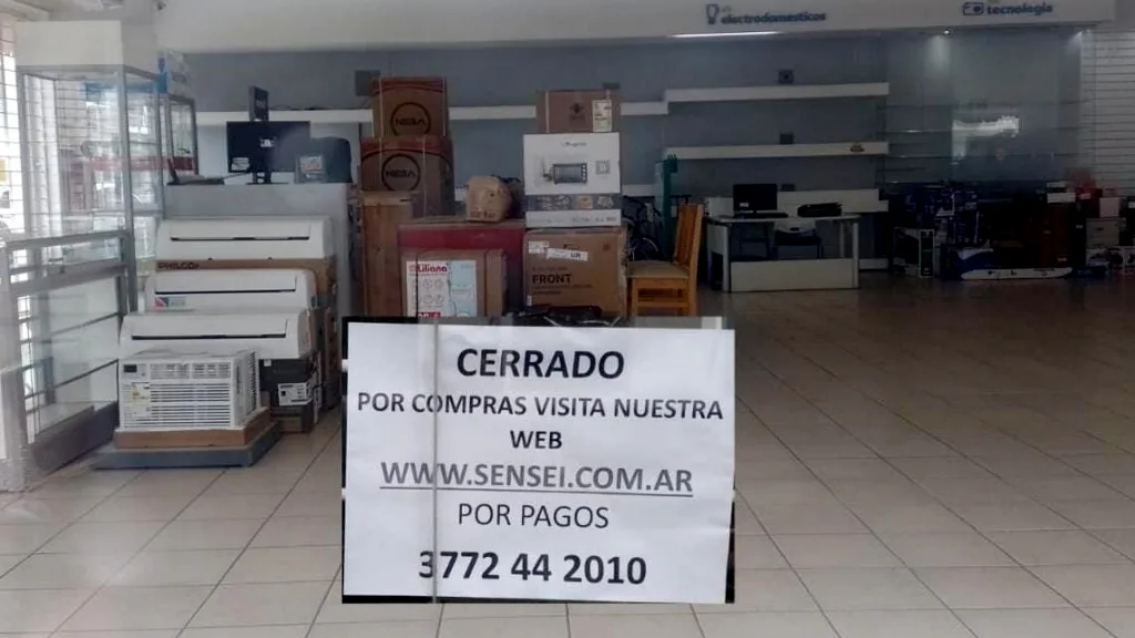 Sensei cerró su local en Concepción del Uruguay