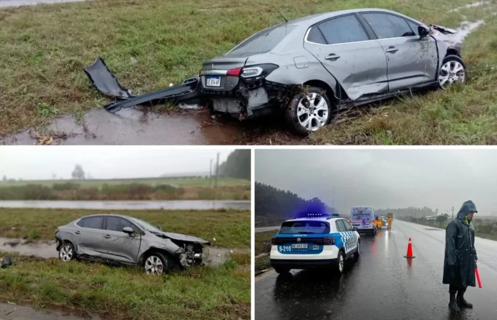 Despistó una familia en la Autovía 14: una beba fue trasladada al hospital