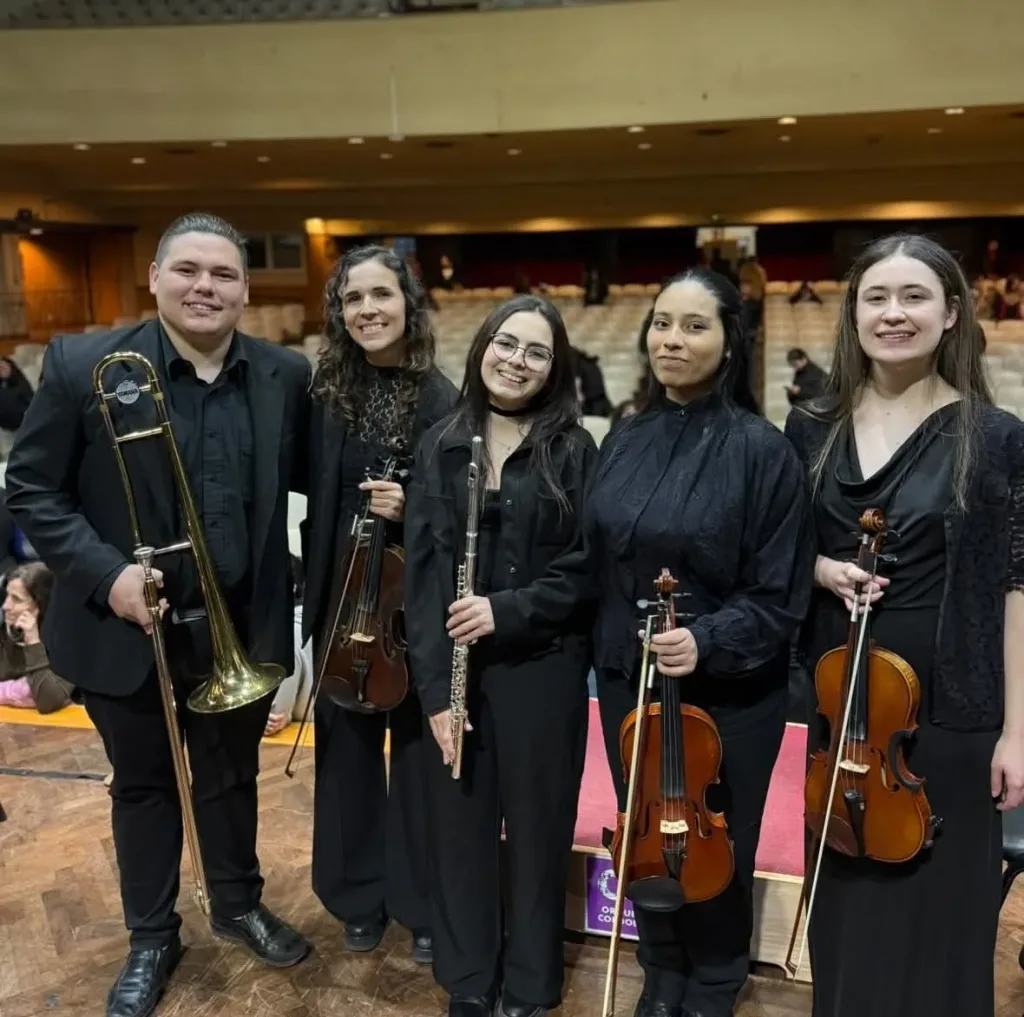 Integrantes de la Orquesta Escuela Río de los Pájaros participaron del seminario “Sierras Sonoras” en Córdoba