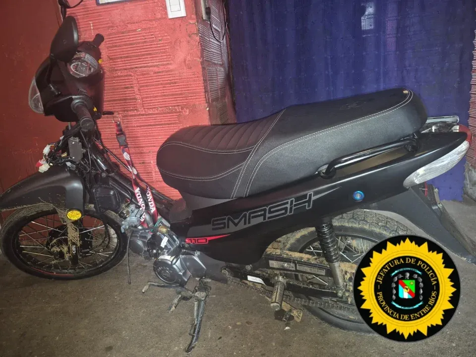Concordia: Compró una moto por $100 mil y terminó secuestrada porque había sido robada