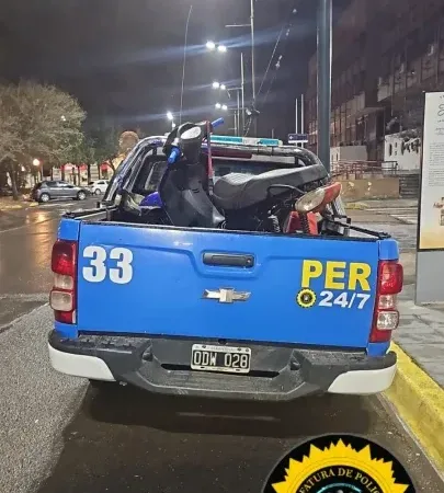 Recuperaron una motocicleta que tenía pedido de secuestro
