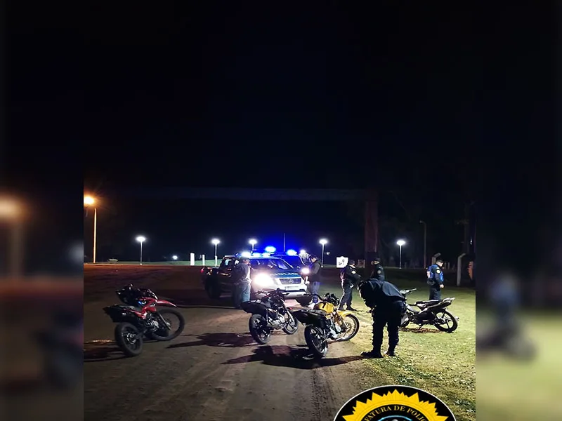Villaguay: Detectaron cocaína y marihuana durante un control vehicular y secuestraron cinco motos por picadas