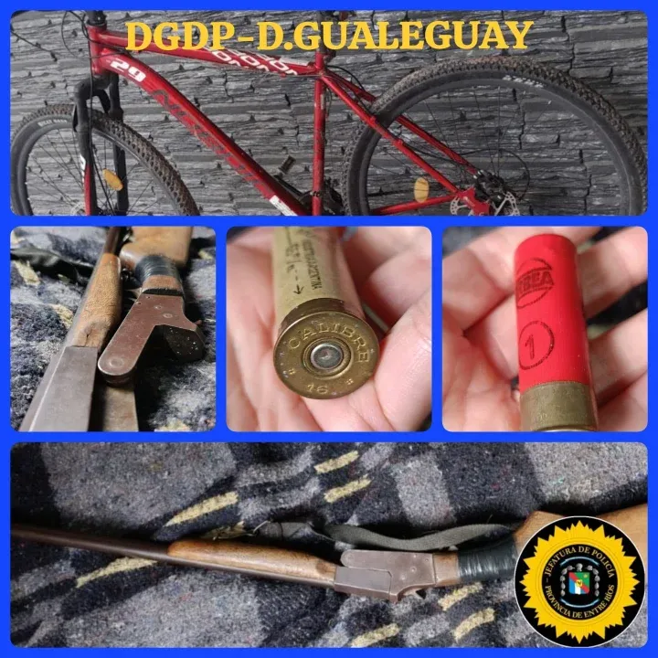 Allanamiento por amenazas, un policía lesionado y una bicicleta recuperada en Gualeguay
