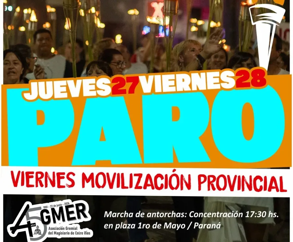 AGMER anunció un paro de 48 horas y reclamó una urgente recomposición salarial