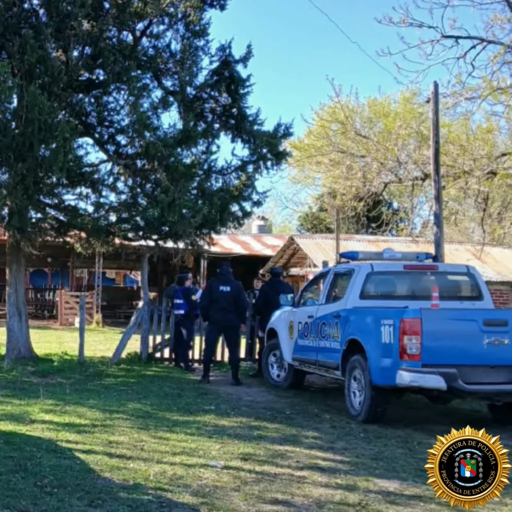 Allanaron un establecimiento rural en Conscripto Bernardi y secuestraron un arma de fuego