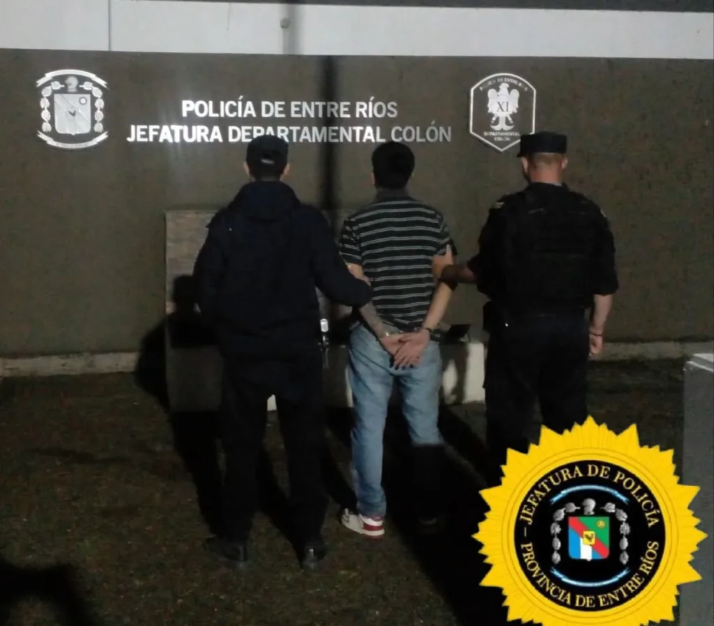 Un vecino retuvo a un joven que intentaba ingresar a viviendas y vehículos en Colón