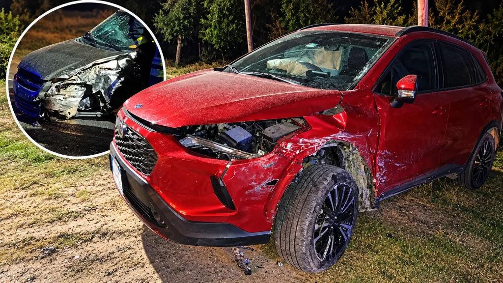 Choque frontal en la ex Ruta 26: tres personas resultaron con heridas leves
