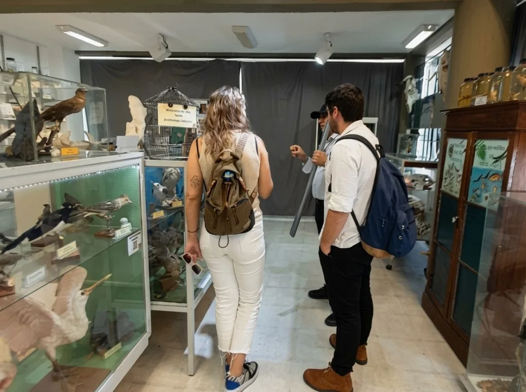 Adultos Mayores de recorrida en el museo de ciencias naturales