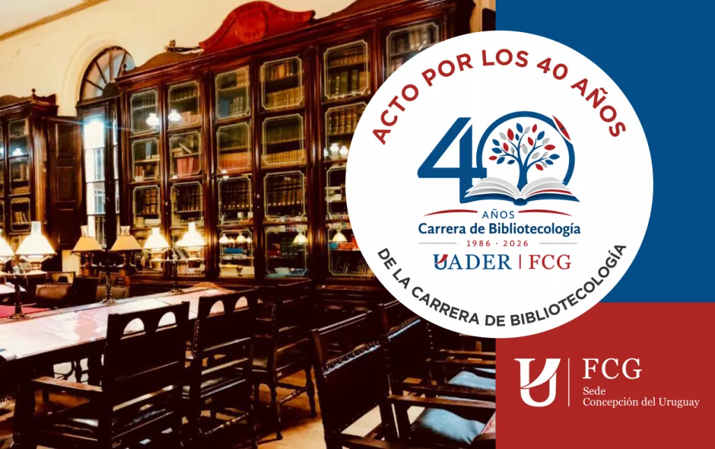 Bibliotecología celebra 40 años de trayectoria en la Universidad Autónoma de Entre Ríos
