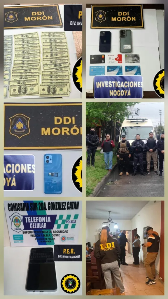 Cuatro detenidos tras siete allanamientos por una presunta estafa en Nogoyá