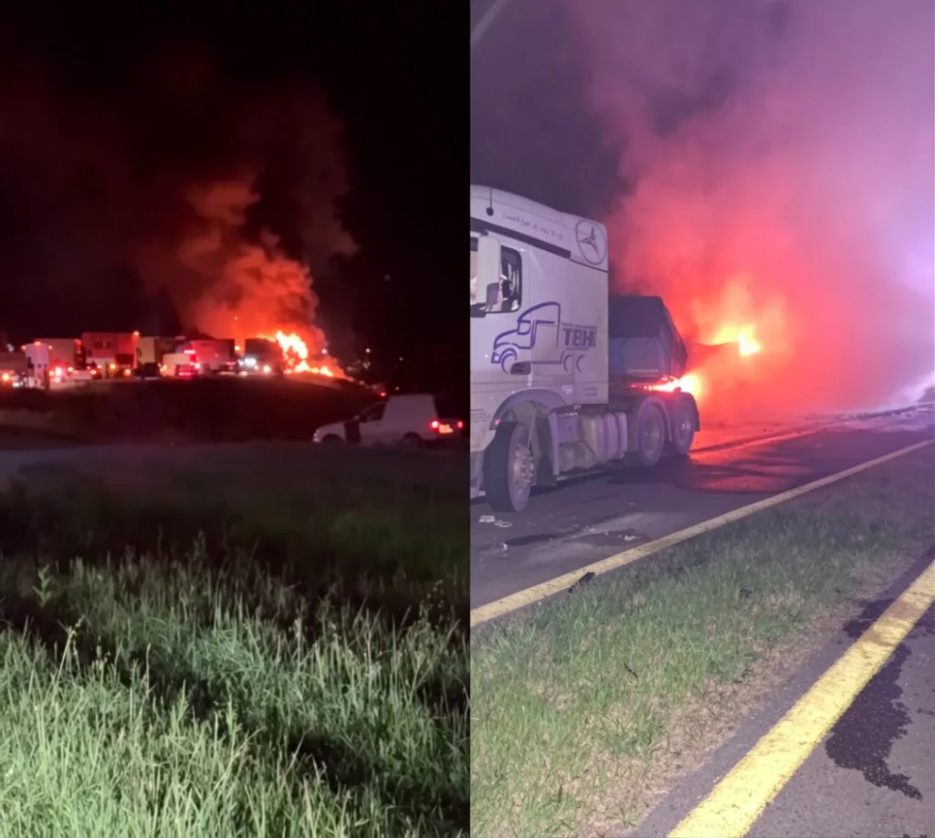Un camionero murió tras un choque en cadena entre tres camiones en la Ruta 12