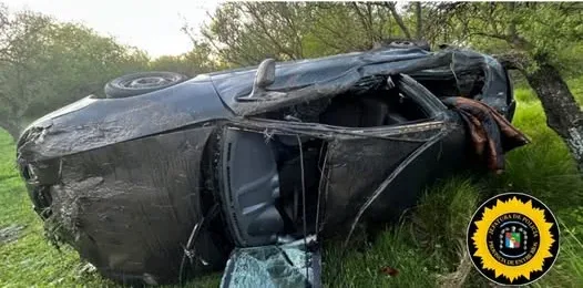 Paraná: Impresionante vuelco cerca del acceso a María Grande
