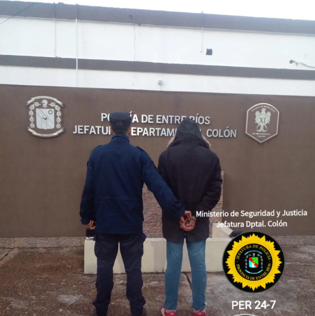 Colón: detuvieron a un hombre de 57 años en un allanamiento por narcomenudeo