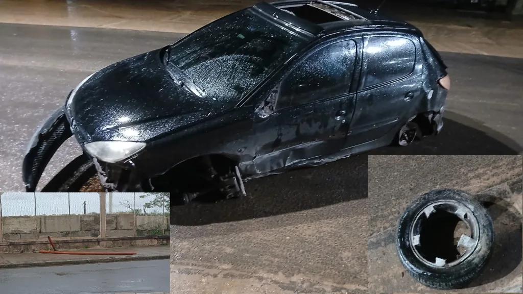 Se llevó el auto de su padre y terminó contra una columna en avenida Paysandú