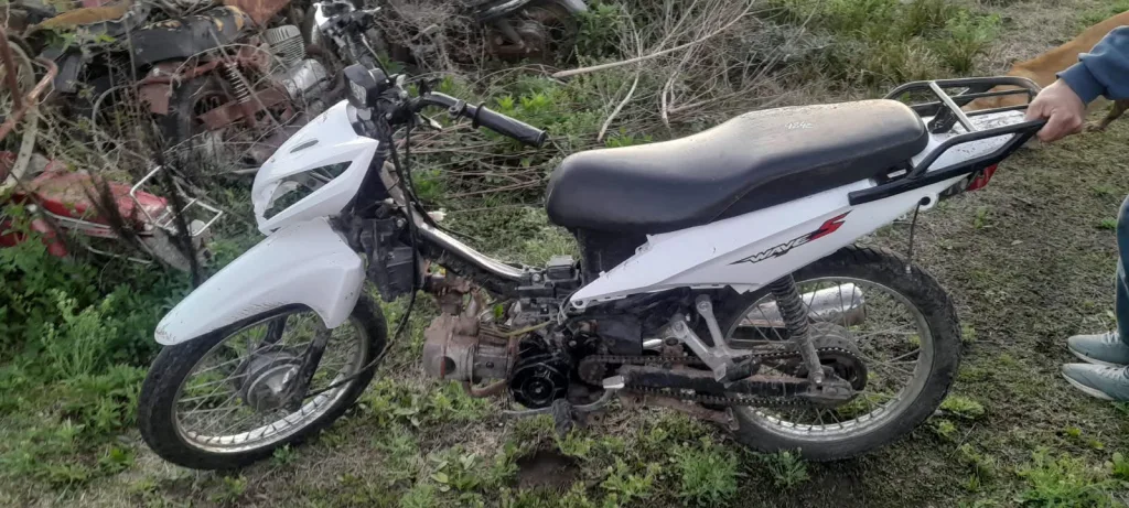 En Concepción del Uruguay secuestraron una moto con las numeraciones del cuadro y motor suprimidas