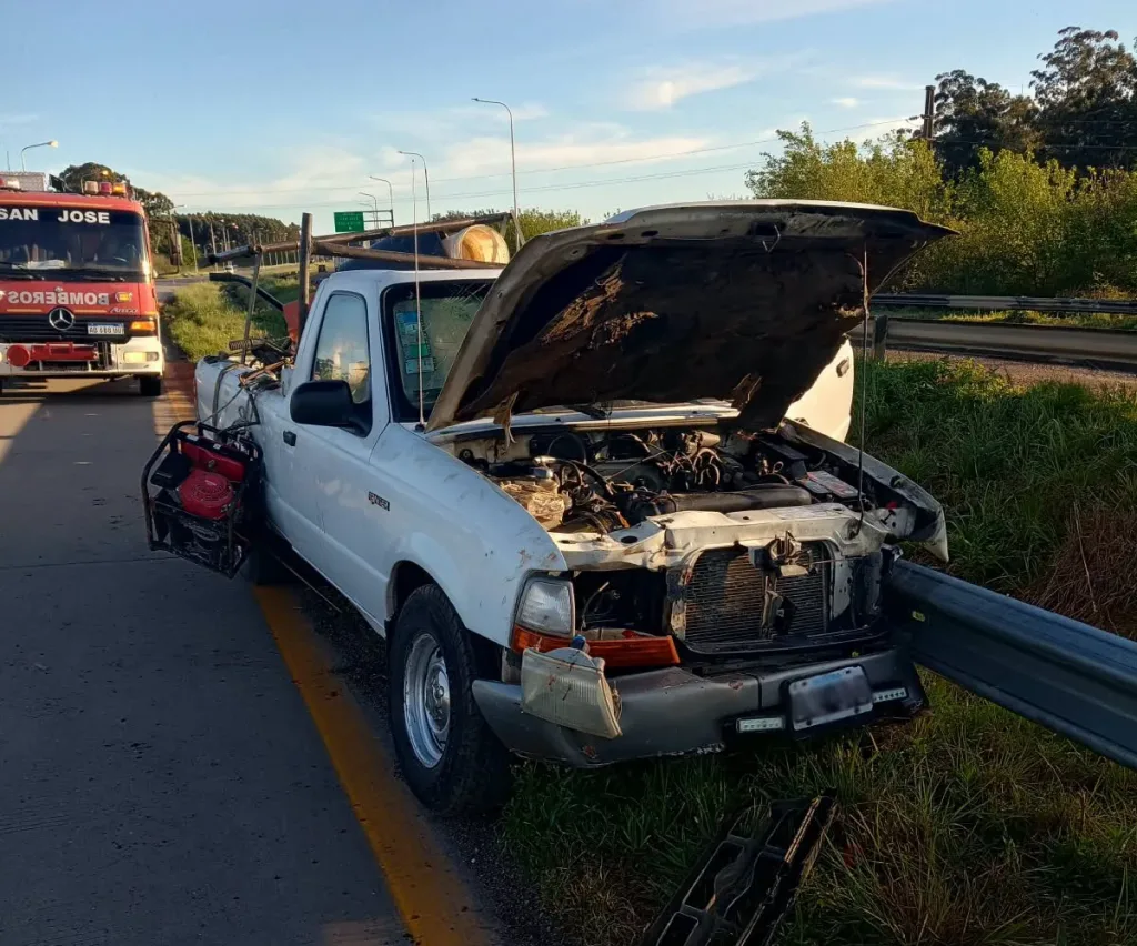 Un ciervo provocó un despiste y dejó a un hombre con lesiones graves en la Autovía Artigas