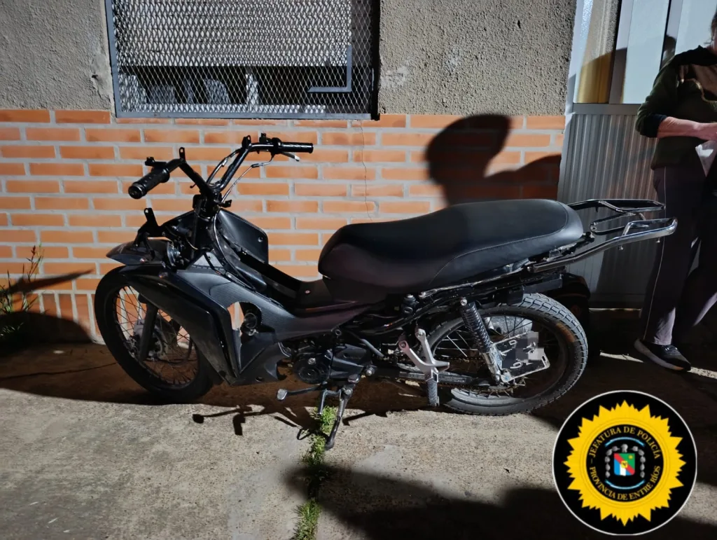 Concepción del Uruguay: secuestraron una moto tras maniobras peligrosas para evadir un control policial