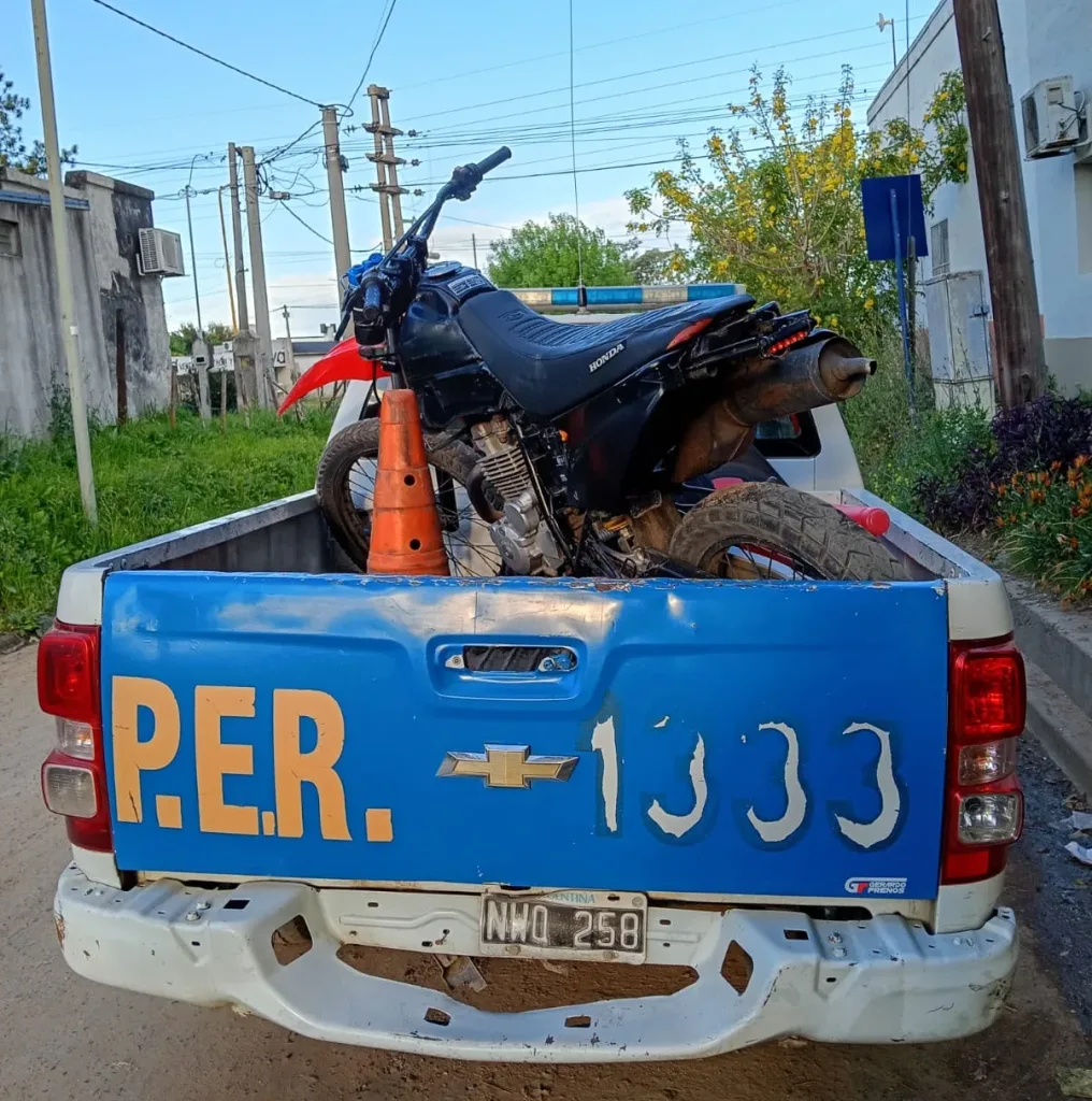 Gualeguaychú: Recuperaron una moto robada en Buenos Aires durante un procedimiento policial
