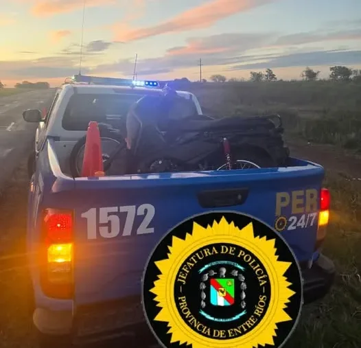 Recuperaron en Basavilbaso una moto robada en Concepción del Uruguay
