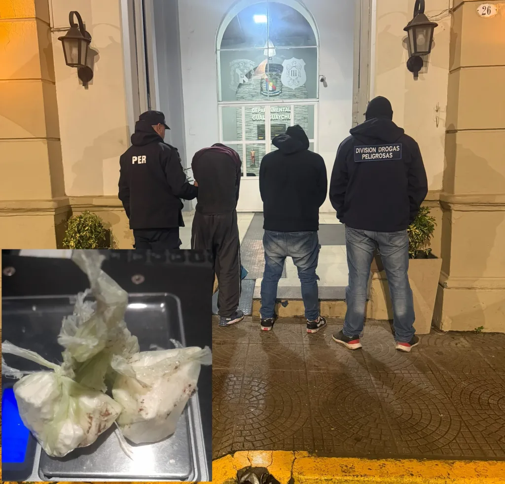 Gualeguaychú: dos detenidos tras allanamientos por venta de drogas