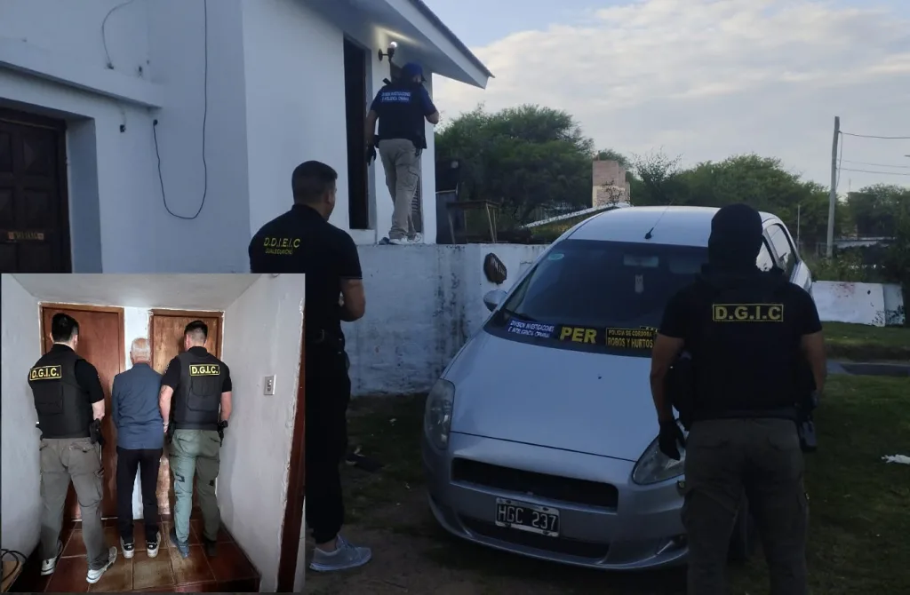 Falsos policías: detuvieron en Córdoba a un hombre acusado de un robo en Gualeguaychú