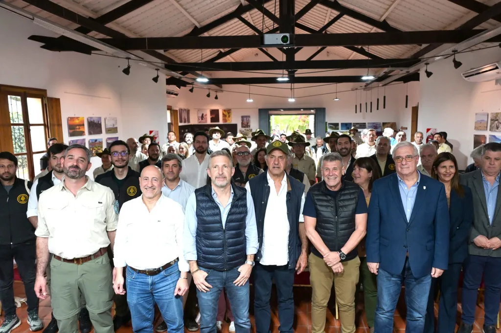 Frigerio y Scioli participaron de un encuentro de Parques Nacionales en El Palmar